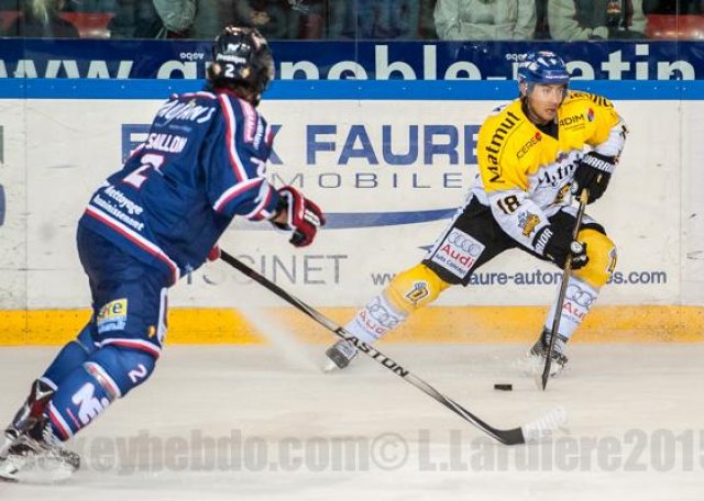 Photo hockey match Grenoble  - Rouen le 17/10/2015
