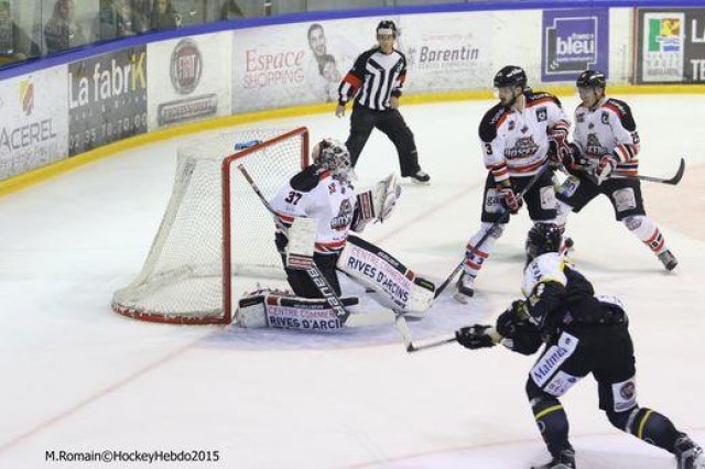 Photo hockey match Rouen - Bordeaux le 24/10/2015