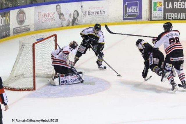 Photo hockey match Rouen - Bordeaux le 24/10/2015
