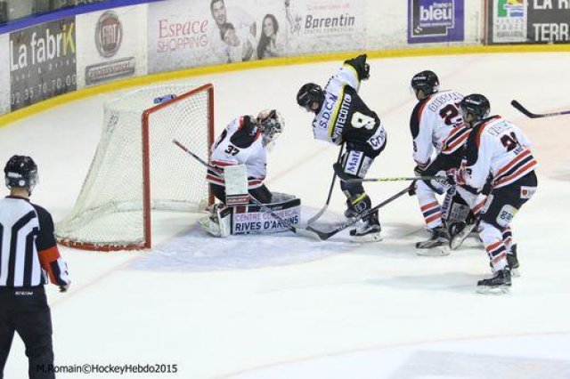 Photo hockey match Rouen - Bordeaux le 24/10/2015