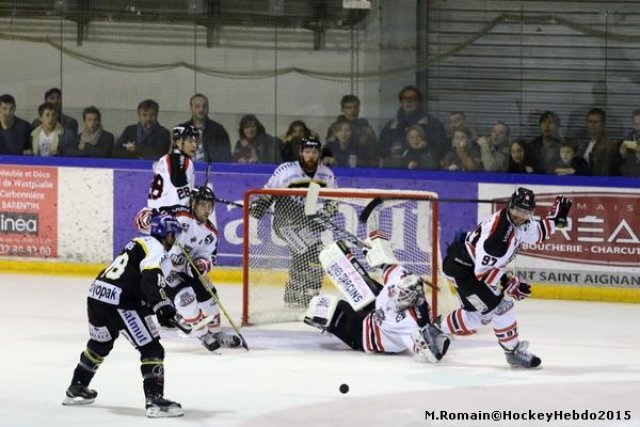 Photo hockey match Rouen - Bordeaux le 24/10/2015