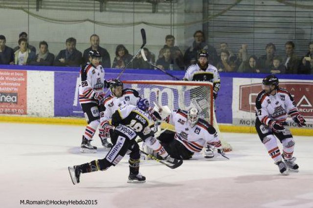 Photo hockey match Rouen - Bordeaux le 24/10/2015