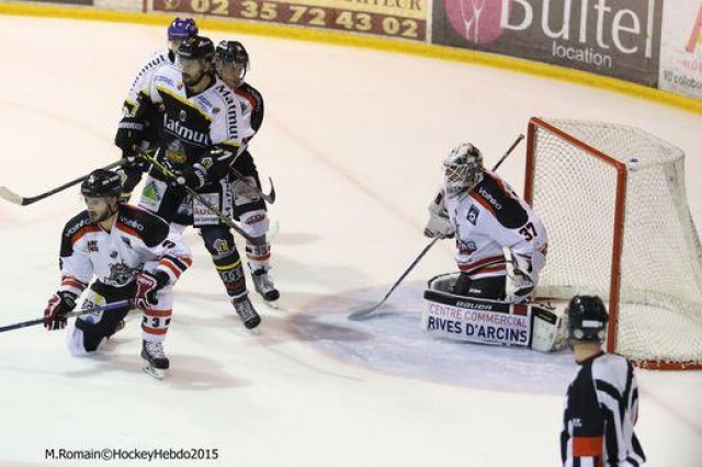 Photo hockey match Rouen - Bordeaux le 24/10/2015