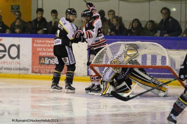Photo hockey match Rouen - Bordeaux le 24/10/2015