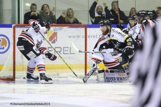 Photo hockey match Rouen - Bordeaux le 24/10/2015