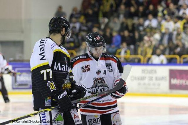 Photo hockey match Rouen - Bordeaux le 24/10/2015
