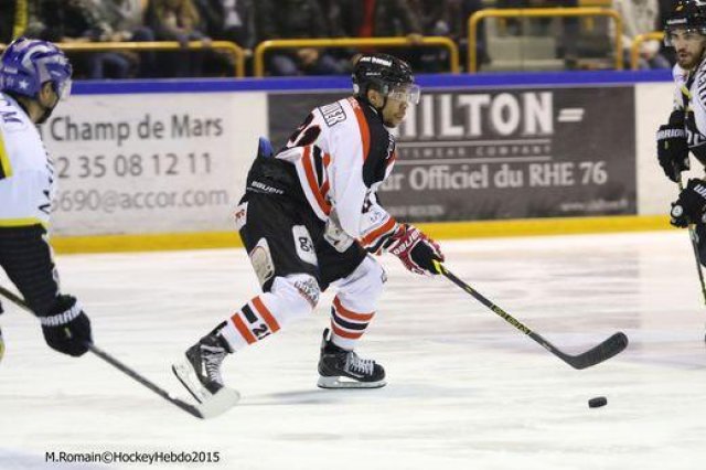 Photo hockey match Rouen - Bordeaux le 24/10/2015