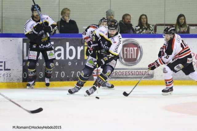 Photo hockey match Rouen - Bordeaux le 24/10/2015