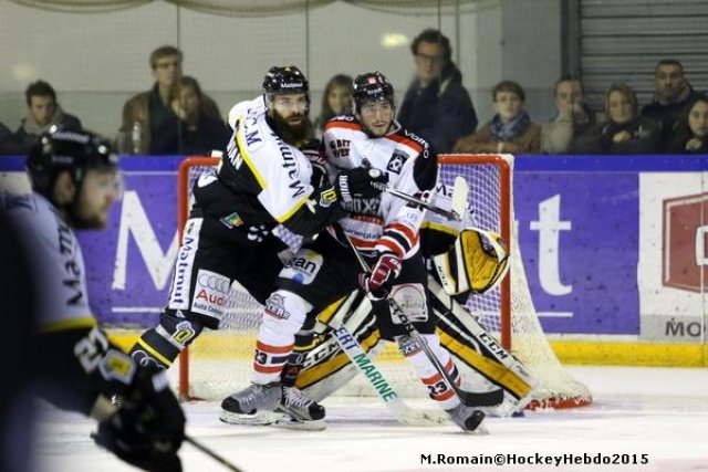 Photo hockey match Rouen - Bordeaux le 24/10/2015