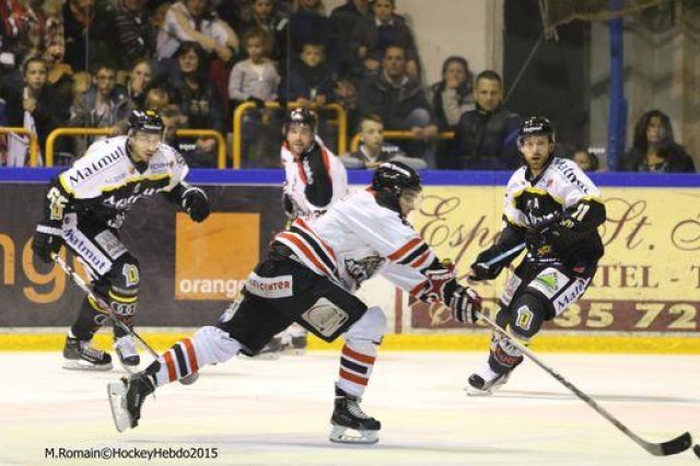 Photo hockey match Rouen - Bordeaux le 24/10/2015