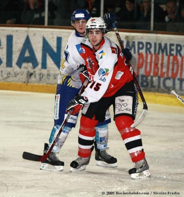 Photo hockey match Briançon  - Dijon  le 17/01/2009