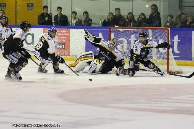 Photo hockey match Rouen - Bordeaux le 24/10/2015