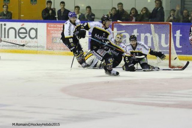 Photo hockey match Rouen - Bordeaux le 24/10/2015