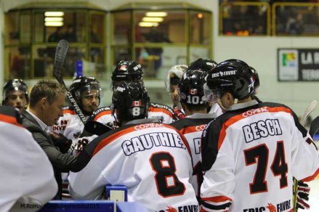 Photo hockey match Rouen - Bordeaux le 24/10/2015