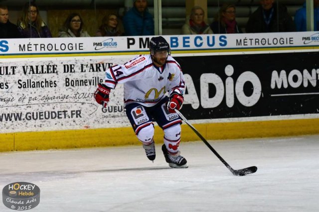 Photo hockey match Chamonix  - Grenoble  le 24/10/2015