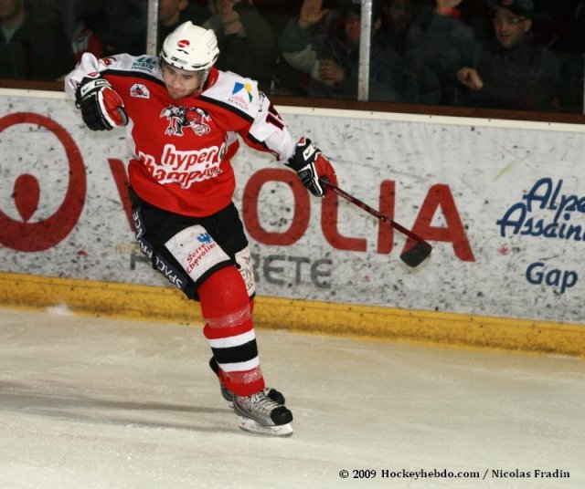 Photo hockey match Briançon  - Dijon  le 17/01/2009