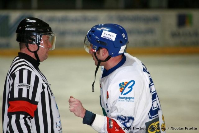 Photo hockey match Briançon  - Dijon  le 17/01/2009