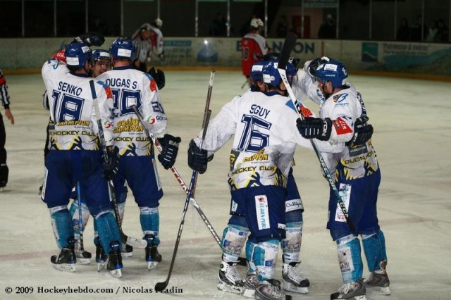 Photo hockey match Briançon  - Dijon  le 17/01/2009