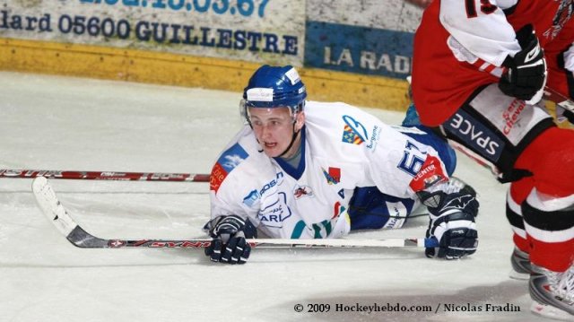 Photo hockey match Briançon  - Dijon  le 17/01/2009