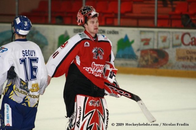 Photo hockey match Briançon  - Dijon  le 17/01/2009
