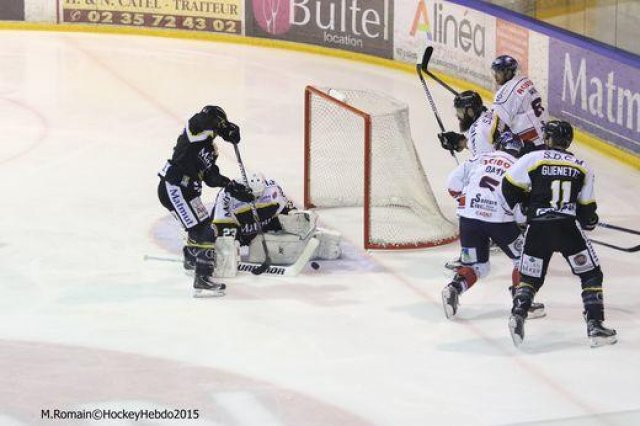 Photo hockey match Rouen - Caen  le 27/10/2015