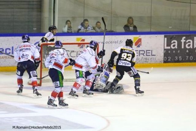 Photo hockey match Rouen - Caen  le 27/10/2015
