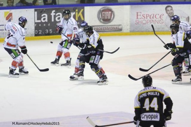 Photo hockey match Rouen - Caen  le 27/10/2015