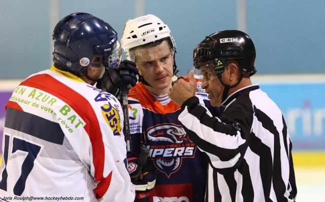 Photo hockey match Montpellier  - Nice II le 24/10/2015