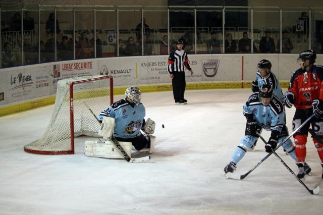 Photo hockey match Angers  - Brest  le 27/10/2015