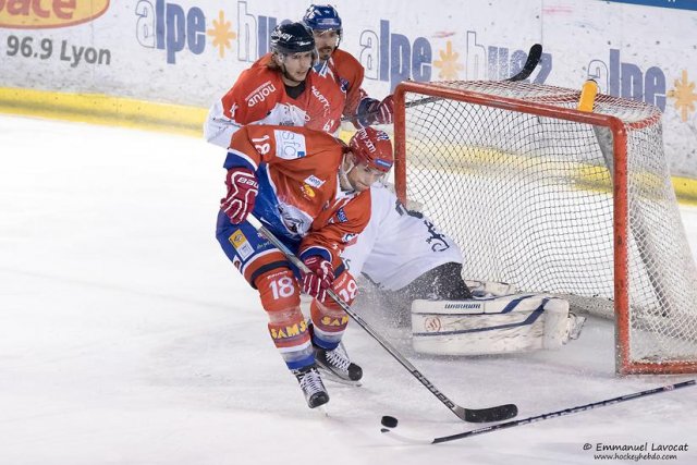 Photo hockey match Lyon - Angers  le 30/10/2015