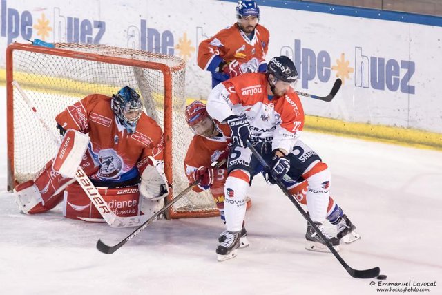 Photo hockey match Lyon - Angers  le 30/10/2015