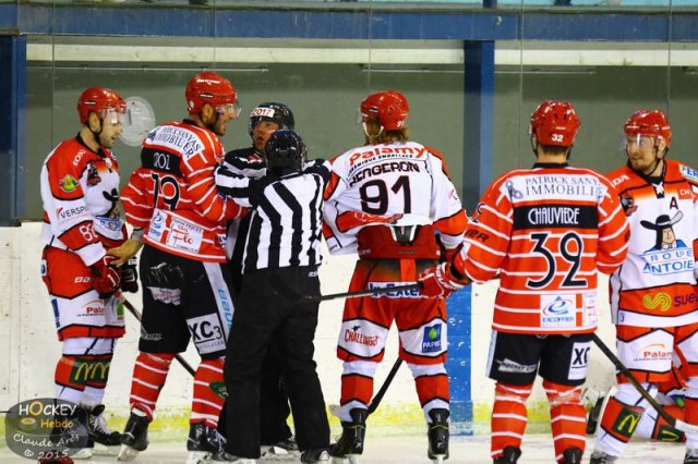 Photo hockey match Mont-Blanc - Cholet  le 31/10/2015
