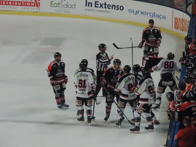 Photo hockey match Bordeaux - Amiens  le 31/10/2015
