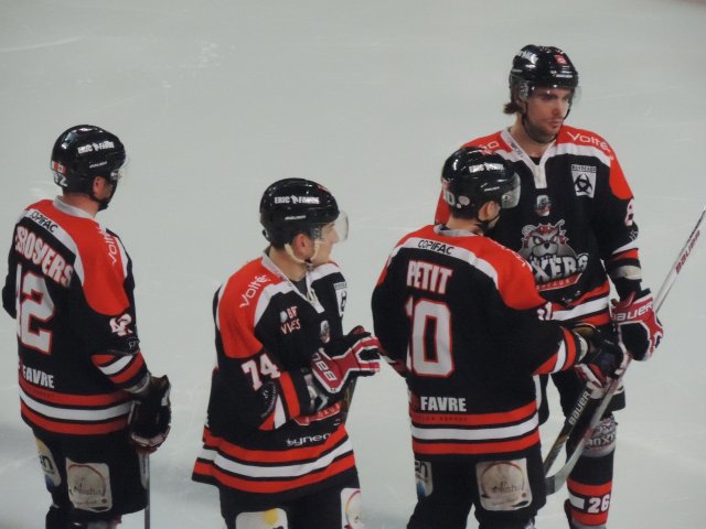 Photo hockey match Bordeaux - Amiens  le 31/10/2015