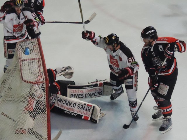 Photo hockey match Bordeaux - Amiens  le 31/10/2015
