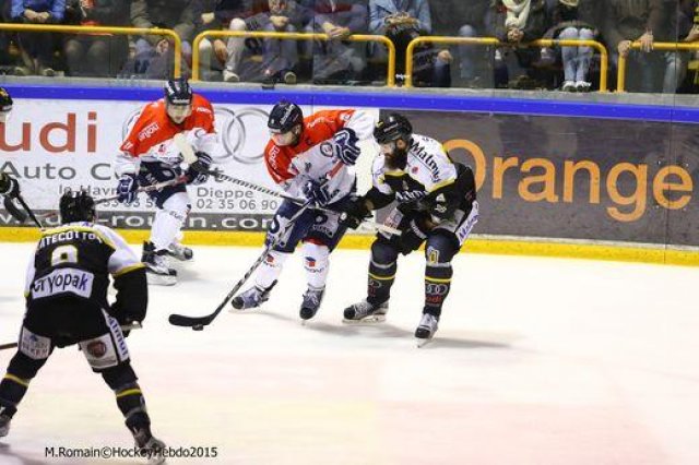 Photo hockey match Rouen - Angers  le 10/11/2015