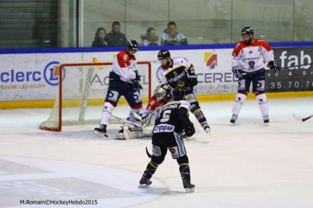 Photo hockey match Rouen - Angers  le 10/11/2015