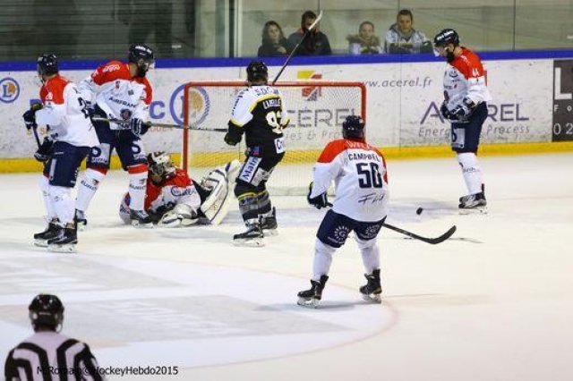 Photo hockey match Rouen - Angers  le 10/11/2015
