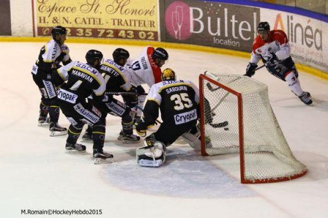 Photo hockey match Rouen - Angers  le 10/11/2015