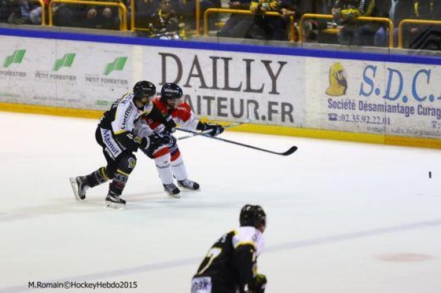 Photo hockey match Rouen - Angers  le 10/11/2015