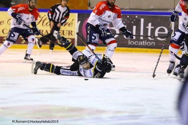Photo hockey match Rouen - Angers  le 10/11/2015