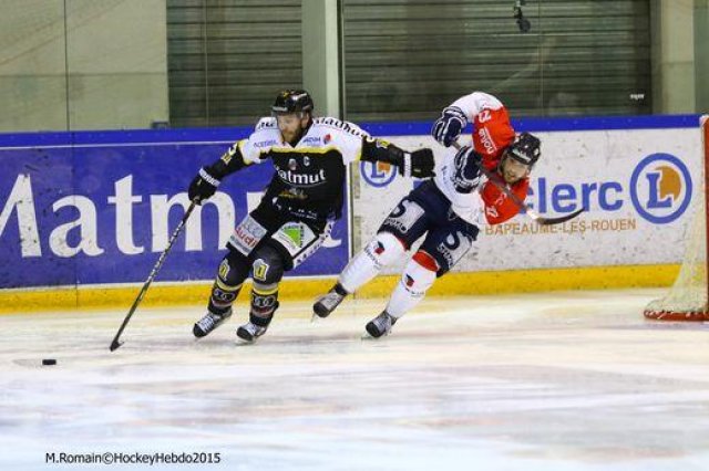 Photo hockey match Rouen - Angers  le 10/11/2015