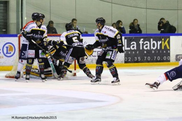 Photo hockey match Rouen - Angers  le 10/11/2015