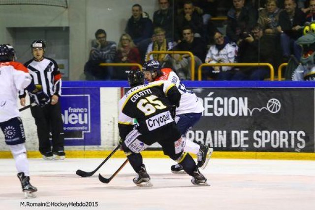 Photo hockey match Rouen - Angers  le 10/11/2015