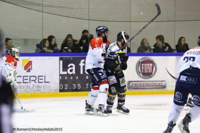 Photo hockey match Rouen - Angers  le 10/11/2015