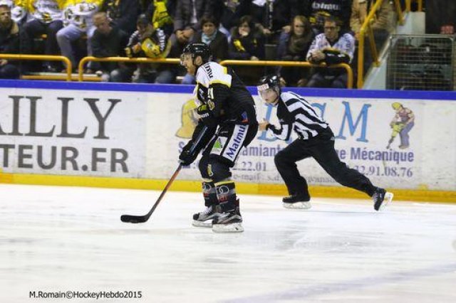 Photo hockey match Rouen - Angers  le 10/11/2015