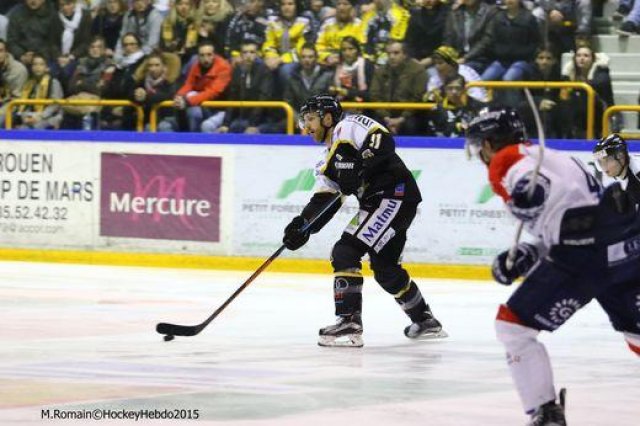 Photo hockey match Rouen - Angers  le 10/11/2015