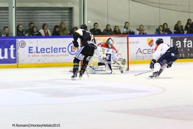 Photo hockey match Rouen - Angers  le 10/11/2015