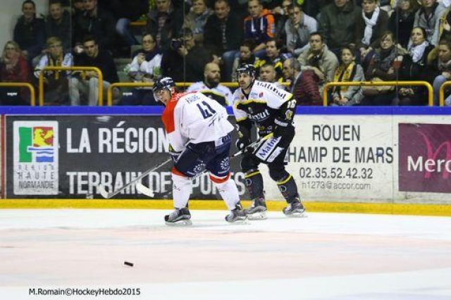 Photo hockey match Rouen - Angers  le 10/11/2015