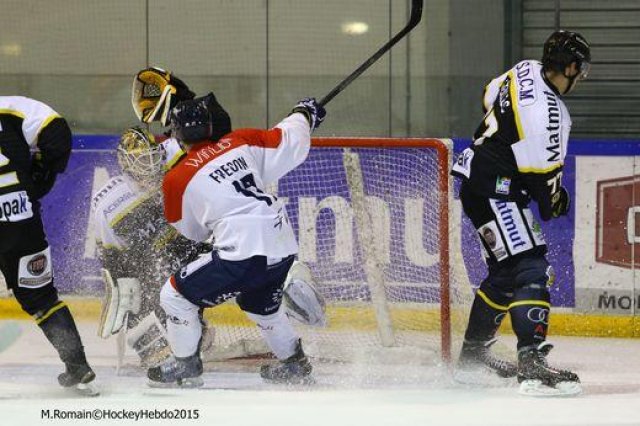 Photo hockey match Rouen - Angers  le 10/11/2015